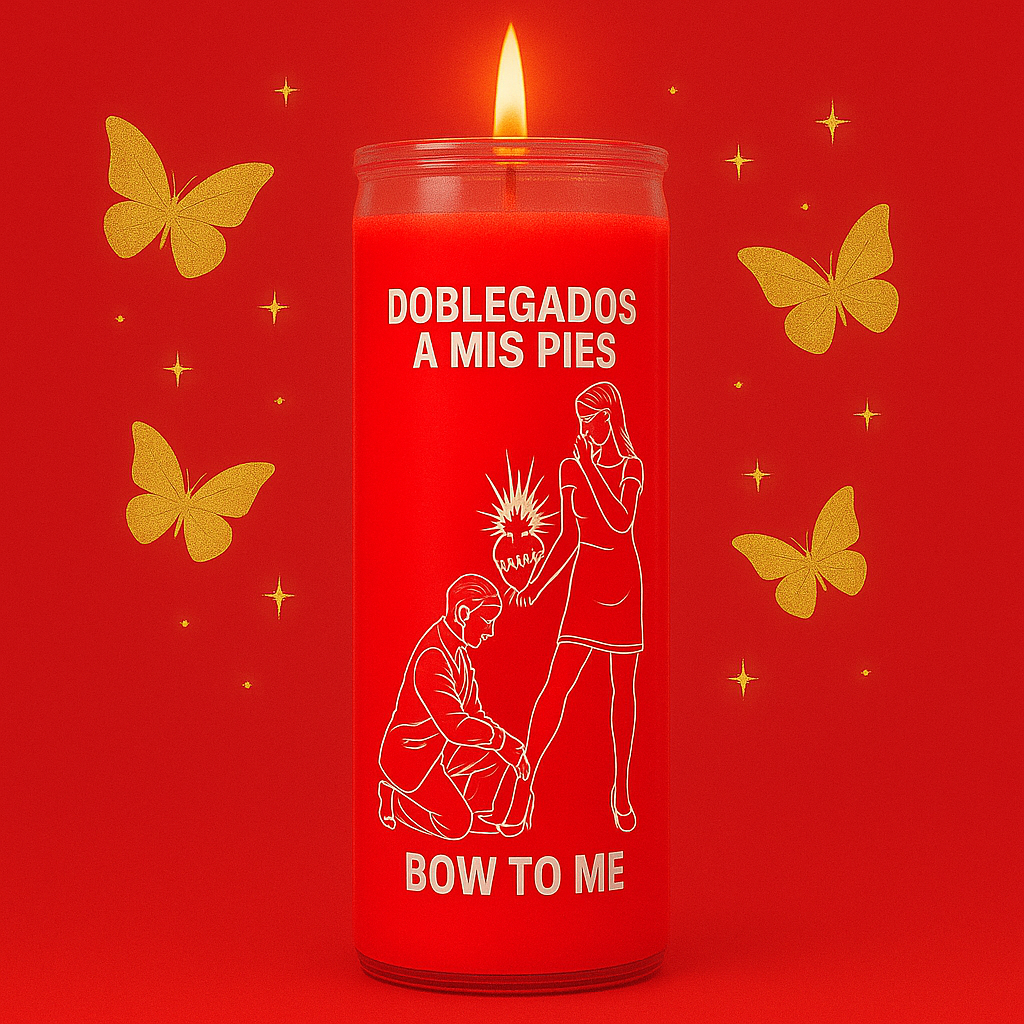 Bow To Me Candle